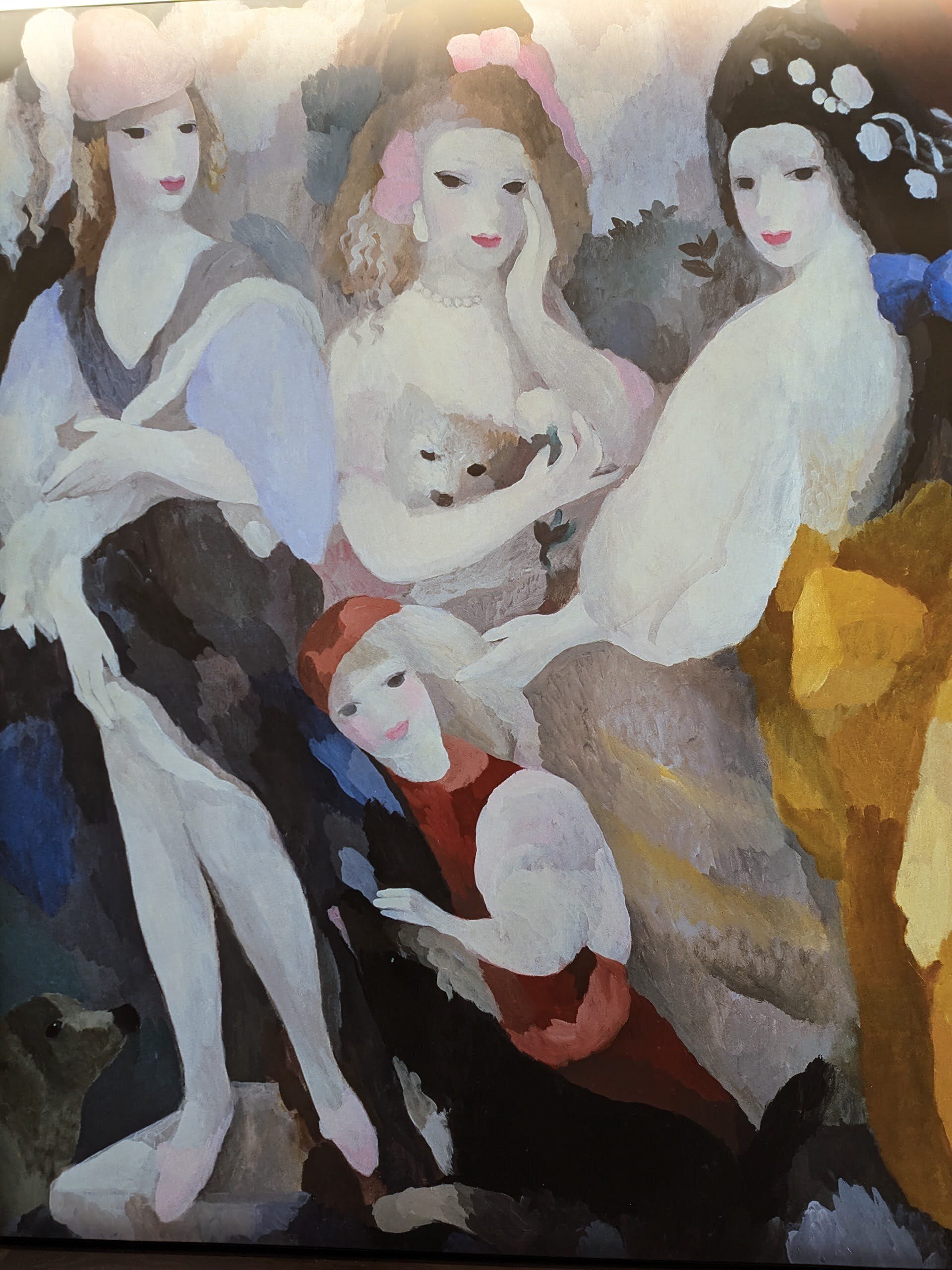 絵画 ローランサン 雅やかな宴 パリの女神 絵画 ローランサン 雅やかな