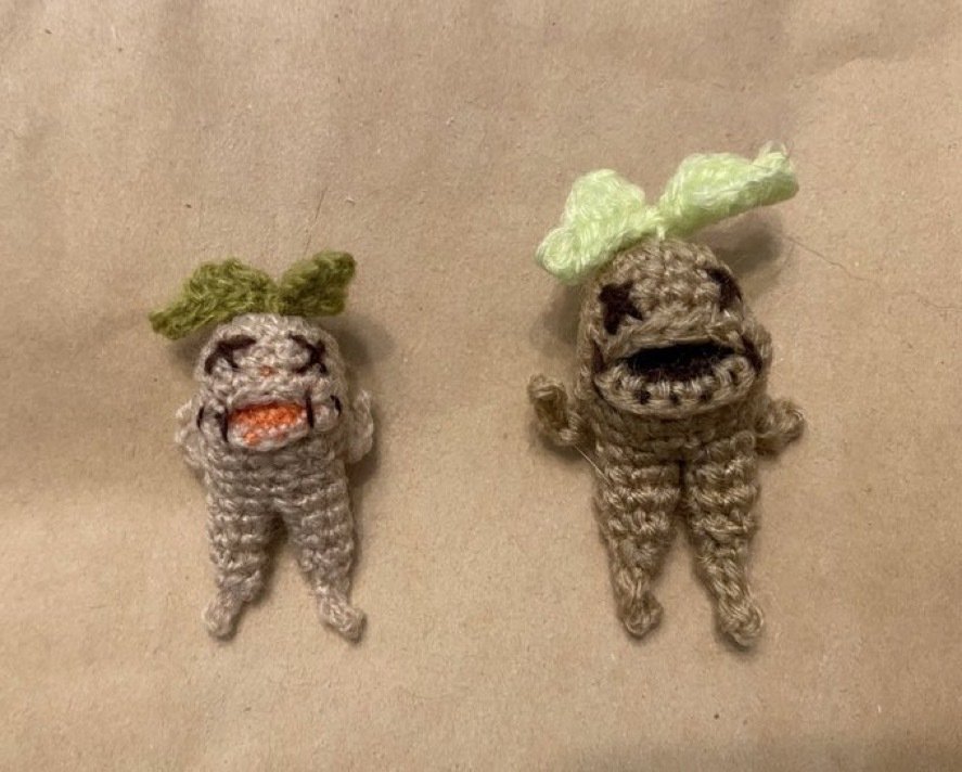 マンドラゴラの編み図｜編みgyosonまか