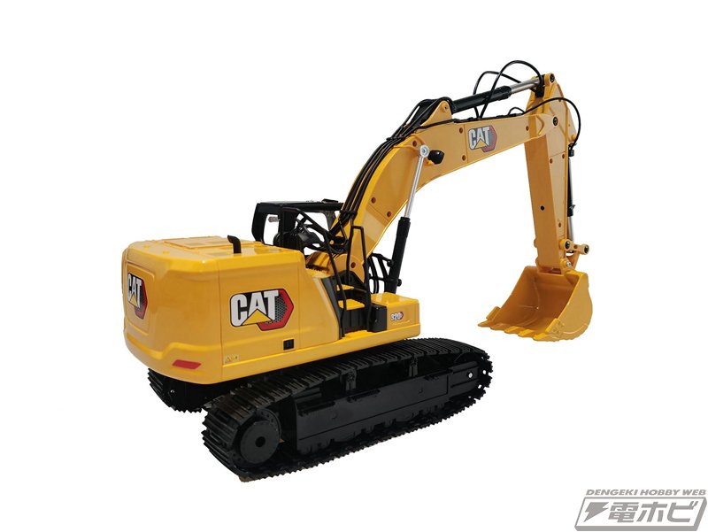 大型油圧ショベル「キャタピラー CAT 320」が全長約50センチの電動RC