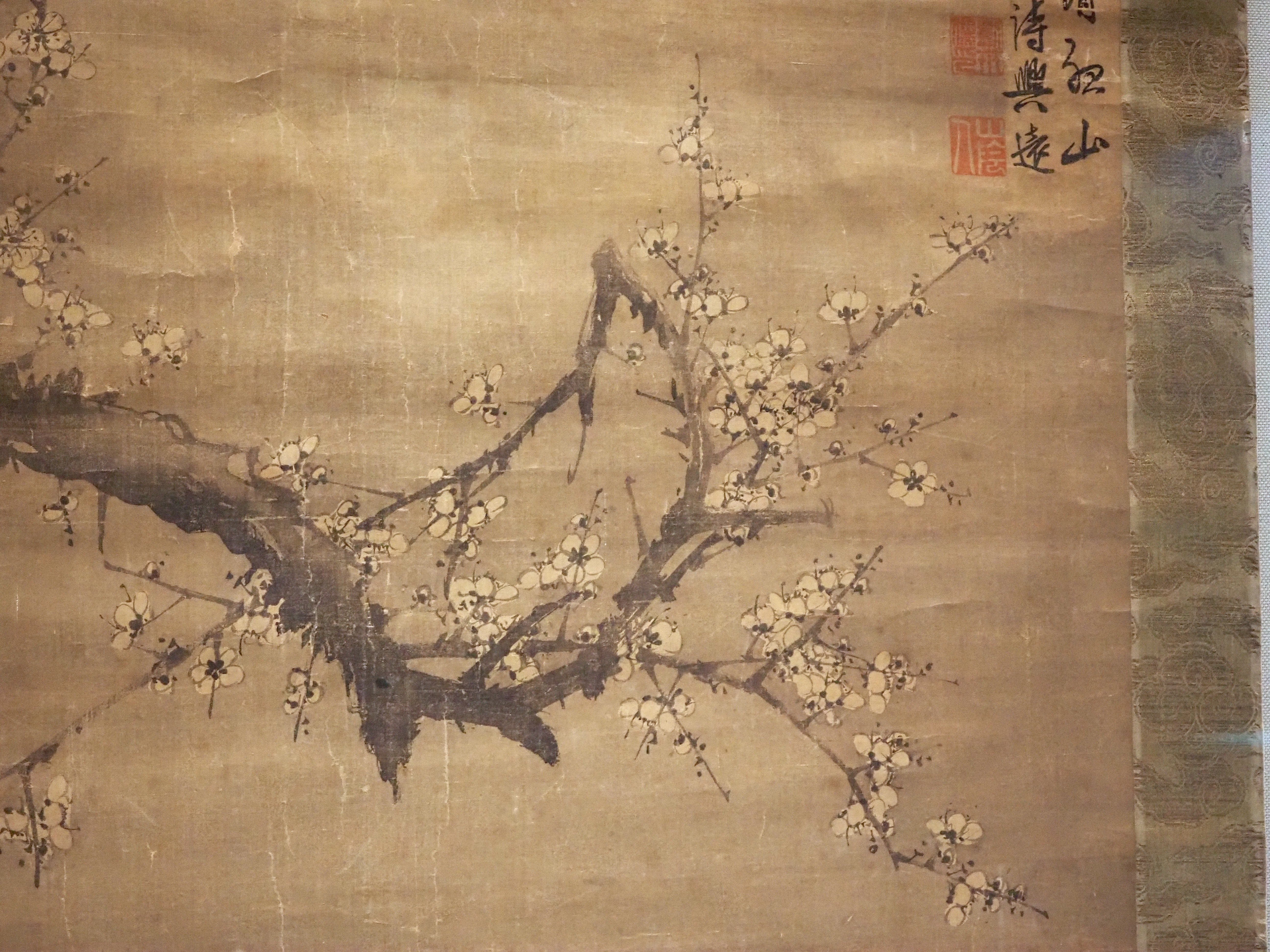 トーハク東洋館の「近代中国の書画」の部屋も、春らんまんでしたよ