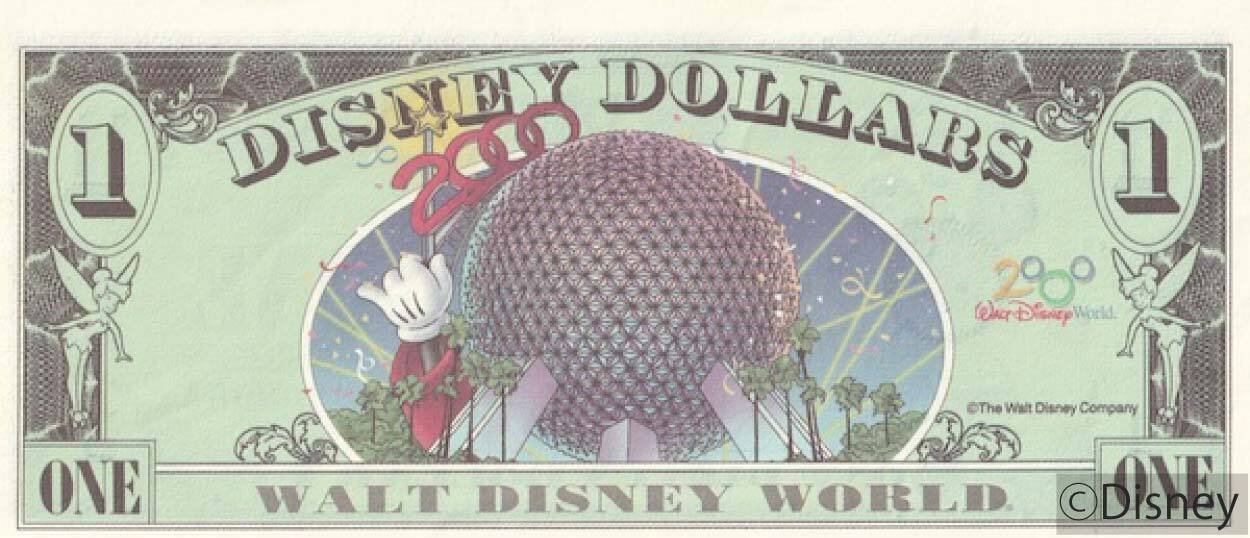 初めてのDダラー】ミレニアム🌎2000年版ディズニーダラーの紙幣を徹底