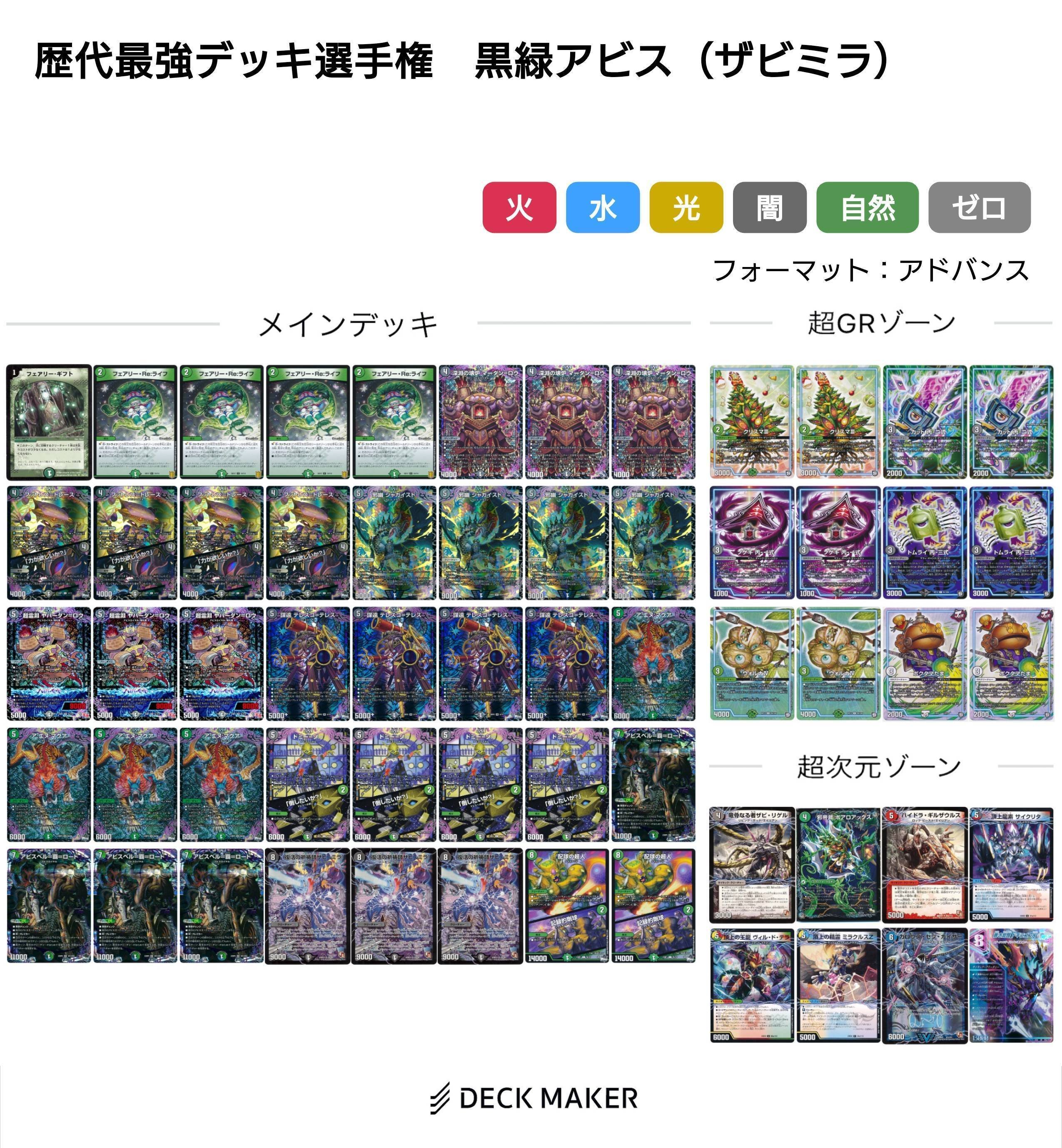 黒緑アビス【デュエマ歴代最強デッキ⑨】｜れもん
