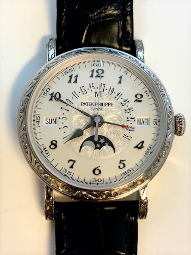 パテック フィリップ レトログラード日付表示針付永久カレンダー Ref