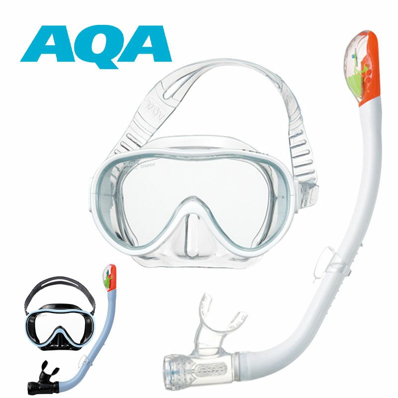 スノーケリングセット 女性用 AQA ベガライト＆サミードライスペシャル