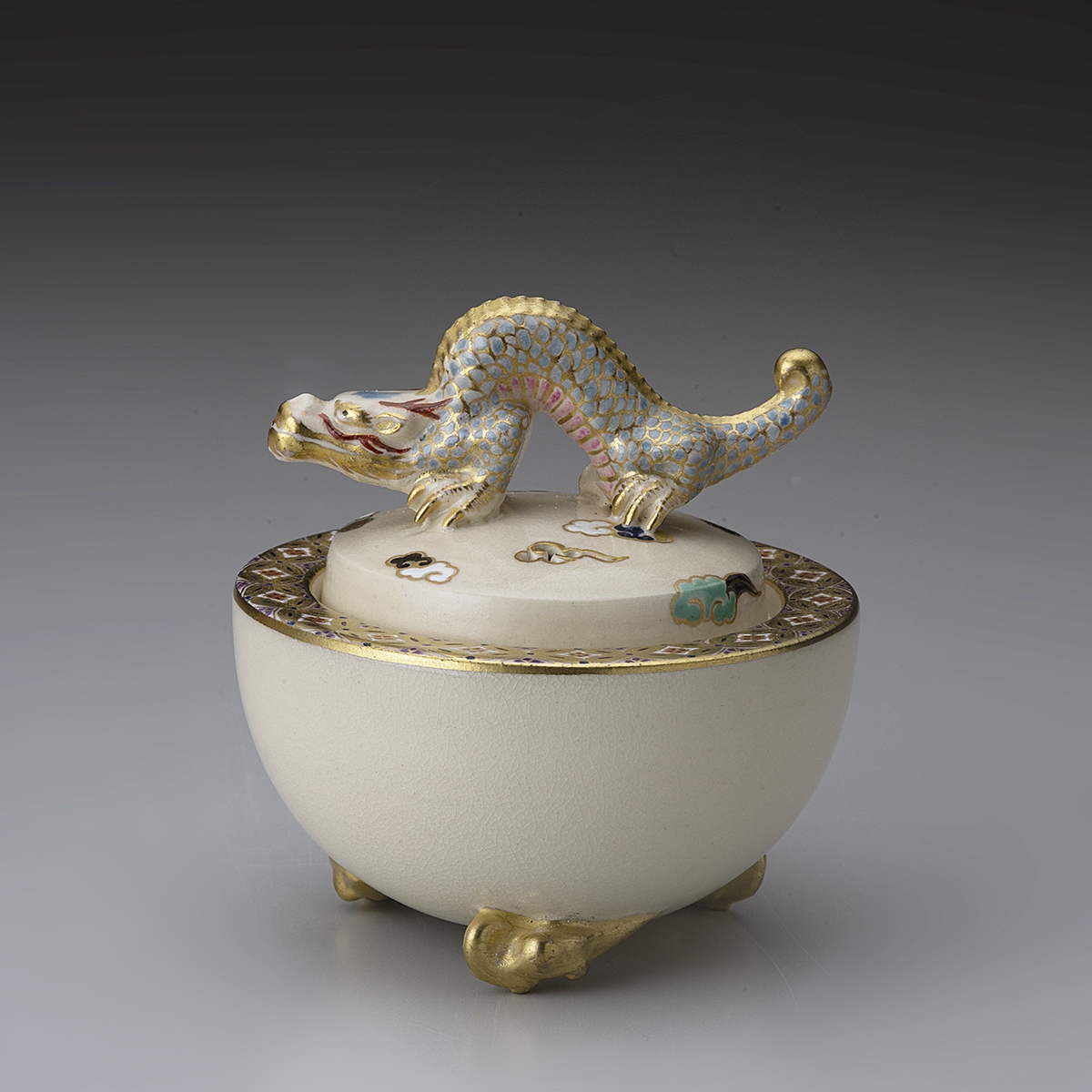 十五代 沈壽官『 薩摩龍神香爐(さつまりゅうじんこうろ）』 | 陶芸作品