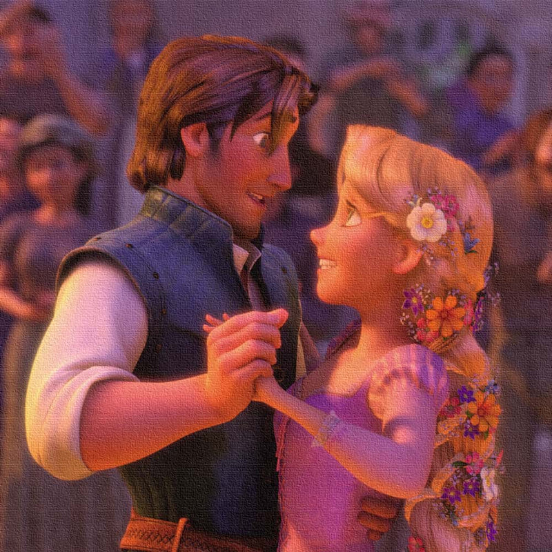 ラプンツェルのアートパネル Mサイズ 30×30cm DSNY-2209-01 – Art