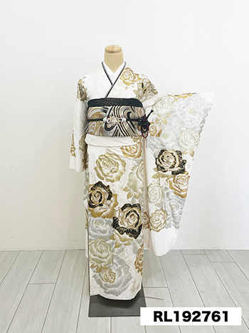 振袖】白・ﾊﾞﾗ | 二十歳振袖館Az