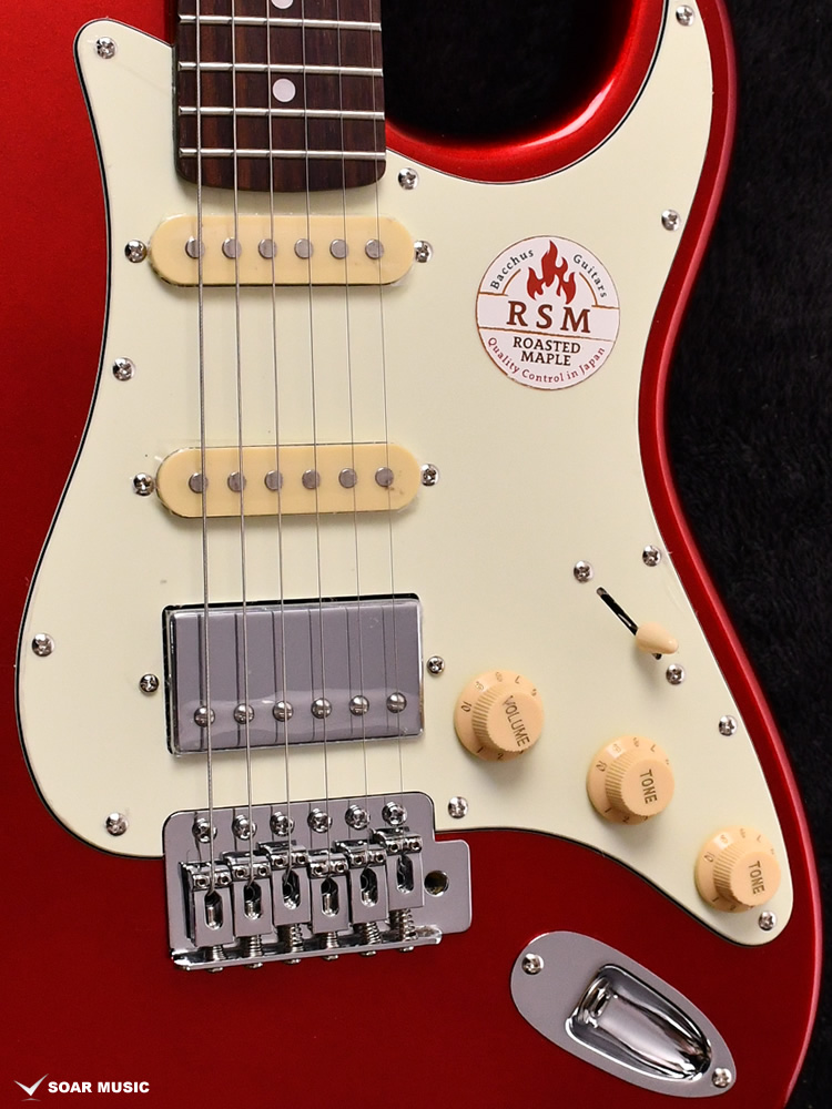 BST-2-RSM/R CAR (Bacchus / バッカス) エレキギター ストラトタイプ