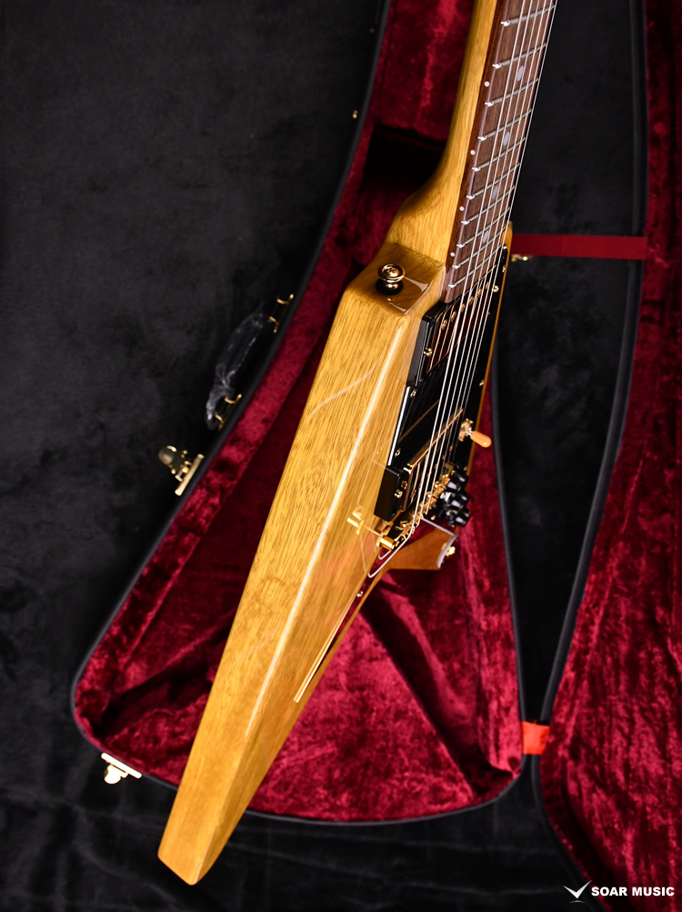 MFV・K-STD/NJ KNY BLK-PG Momose モモセ エレキギター フライングVタイプ