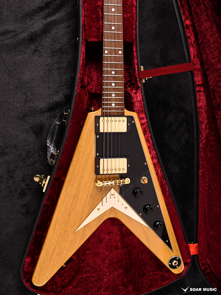 MFV・K-STD/NJ KNY BLK-PG Momose モモセ エレキギター フライングVタイプ