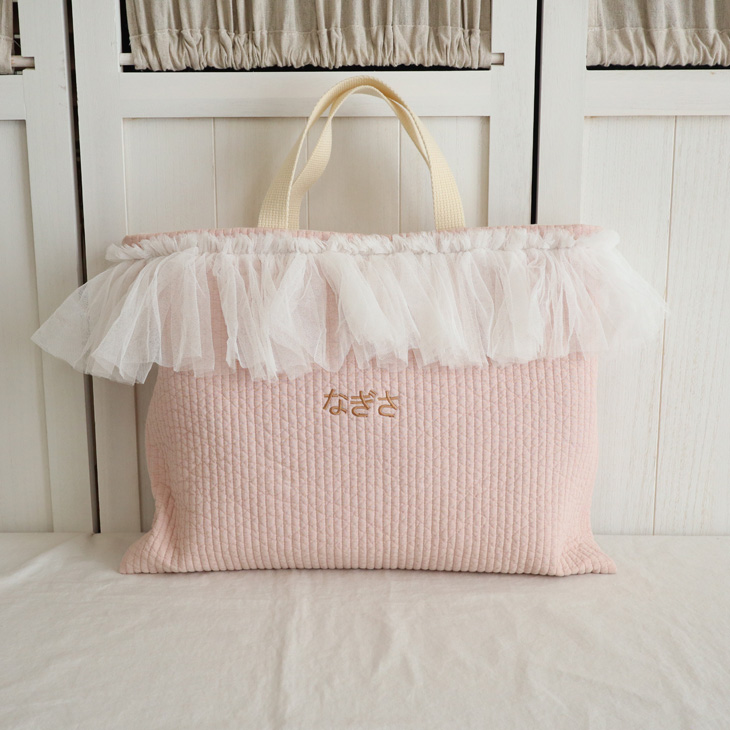 名入れ】レッスンバッグ 2color チュール ハンドメイド | babyRotaco
