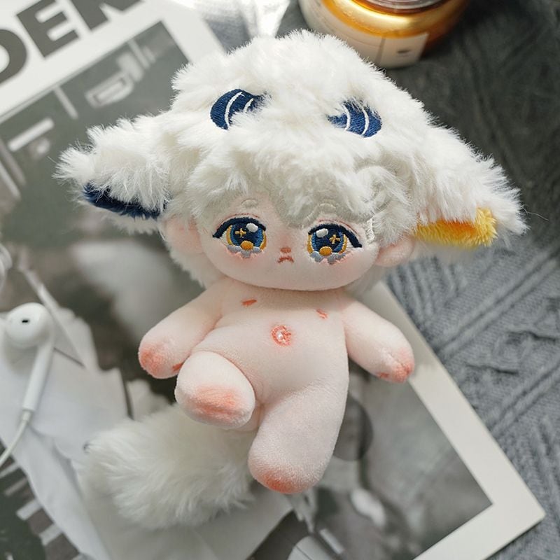 10cm 無属性 ぬいぐるみ 20cm 着せ替えぬいぐるみ 白髪の泣き虫男の子