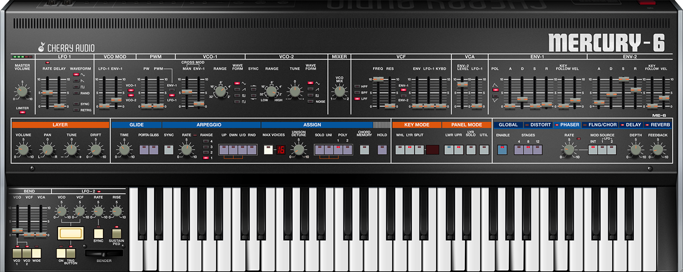 Cherry Audio Mercury-6 - beatcloud - DTM,DAW,プラグインソフトの