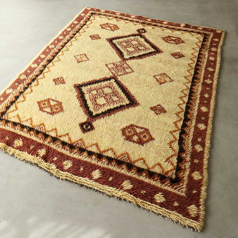 トライバルラグ[モロッカン] モロッコ産 / 1990年代 / OR534 | ボー