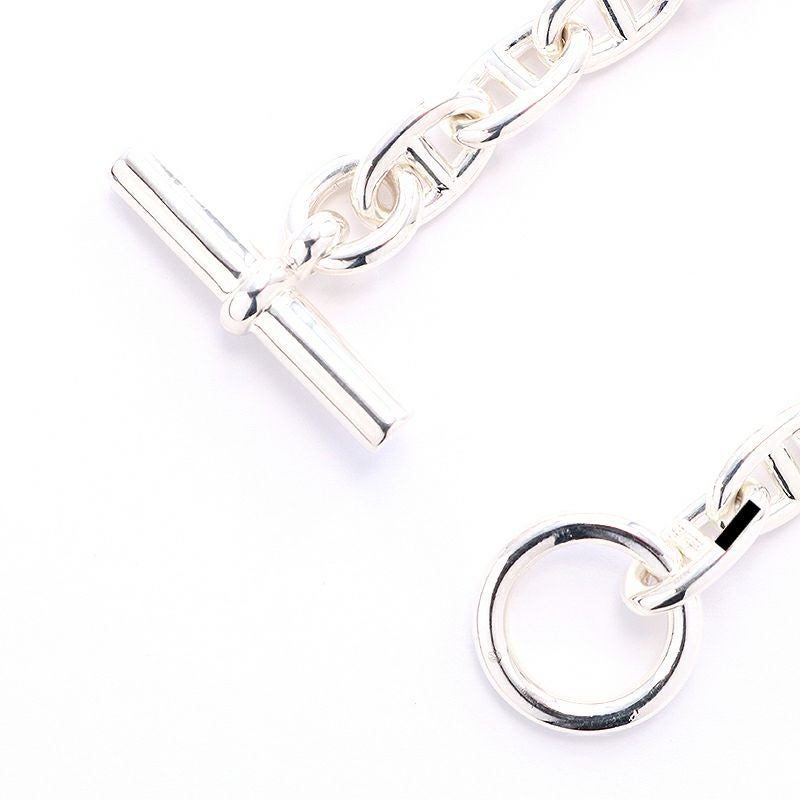 中古】HERMES CHAINE D'ANCRE BRACELET MM 17PIECES エルメス