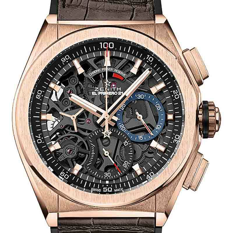ZENITH Defy El Primero 21 Rose Gold ゼニス デファイ エル・プリメロ