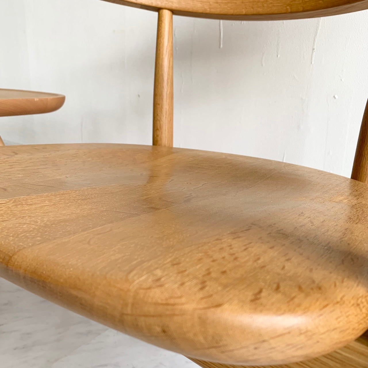 10年保証付】HIDA 飛騨産業 CRESCENT アームチェア 板座 ホワイト