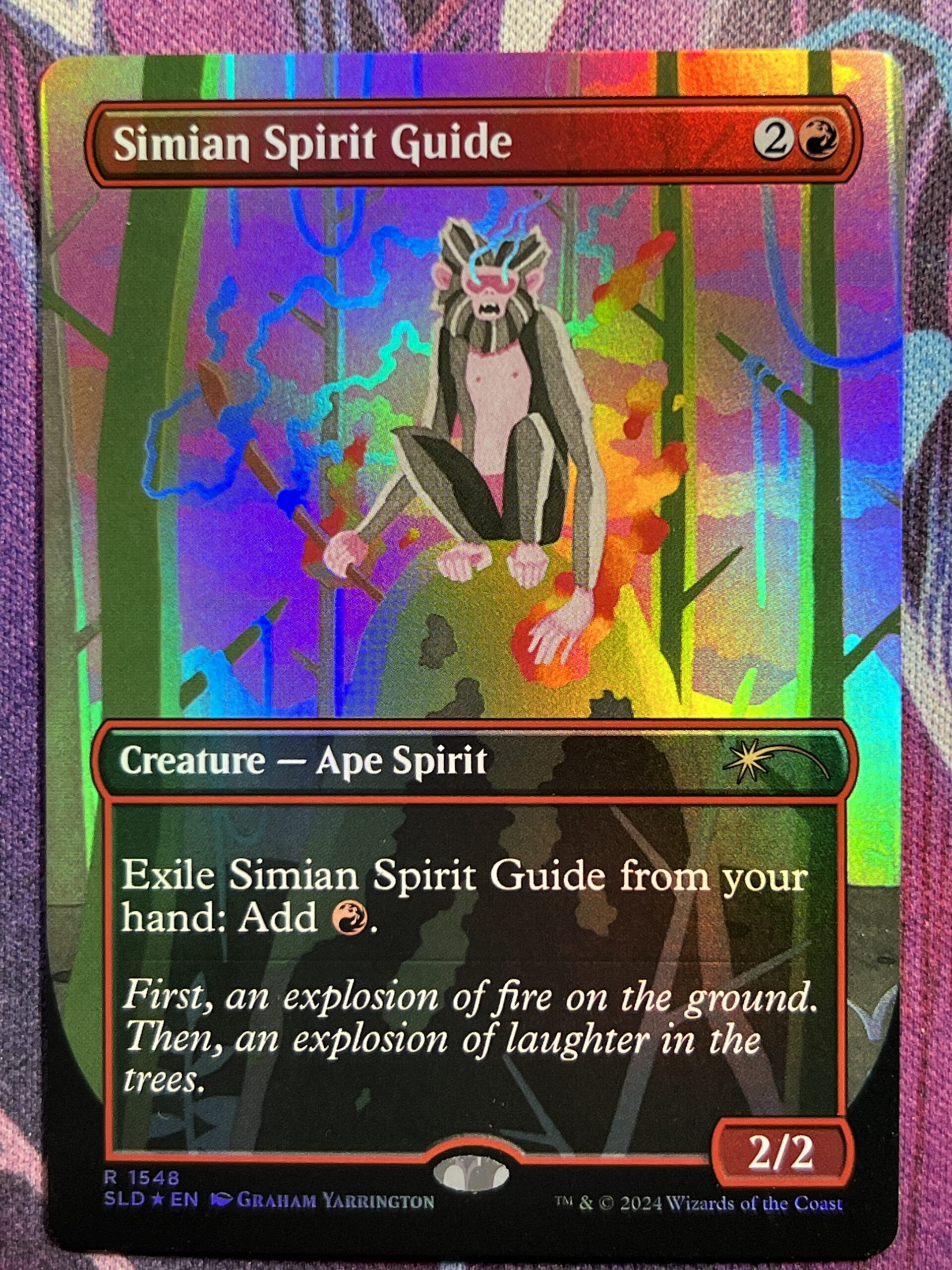 猿人の指導霊 Simian Spirit Guide 英語 Foil4枚セット 猿人の指導霊