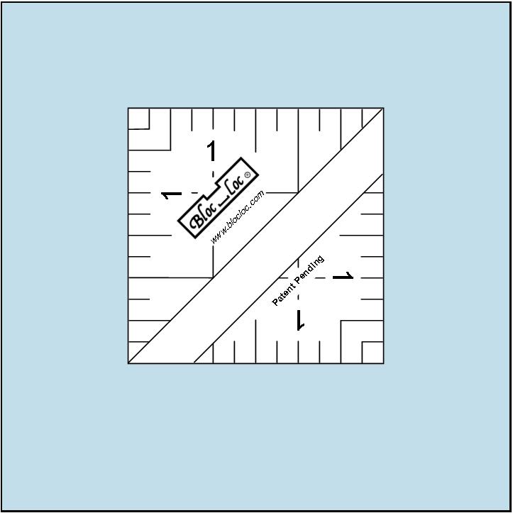 Half-Square Triangle Ruler 1 1/2