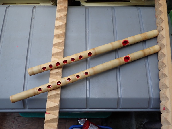 10月08日：神楽笛・龍笛完成 | 風の笛・石の笛