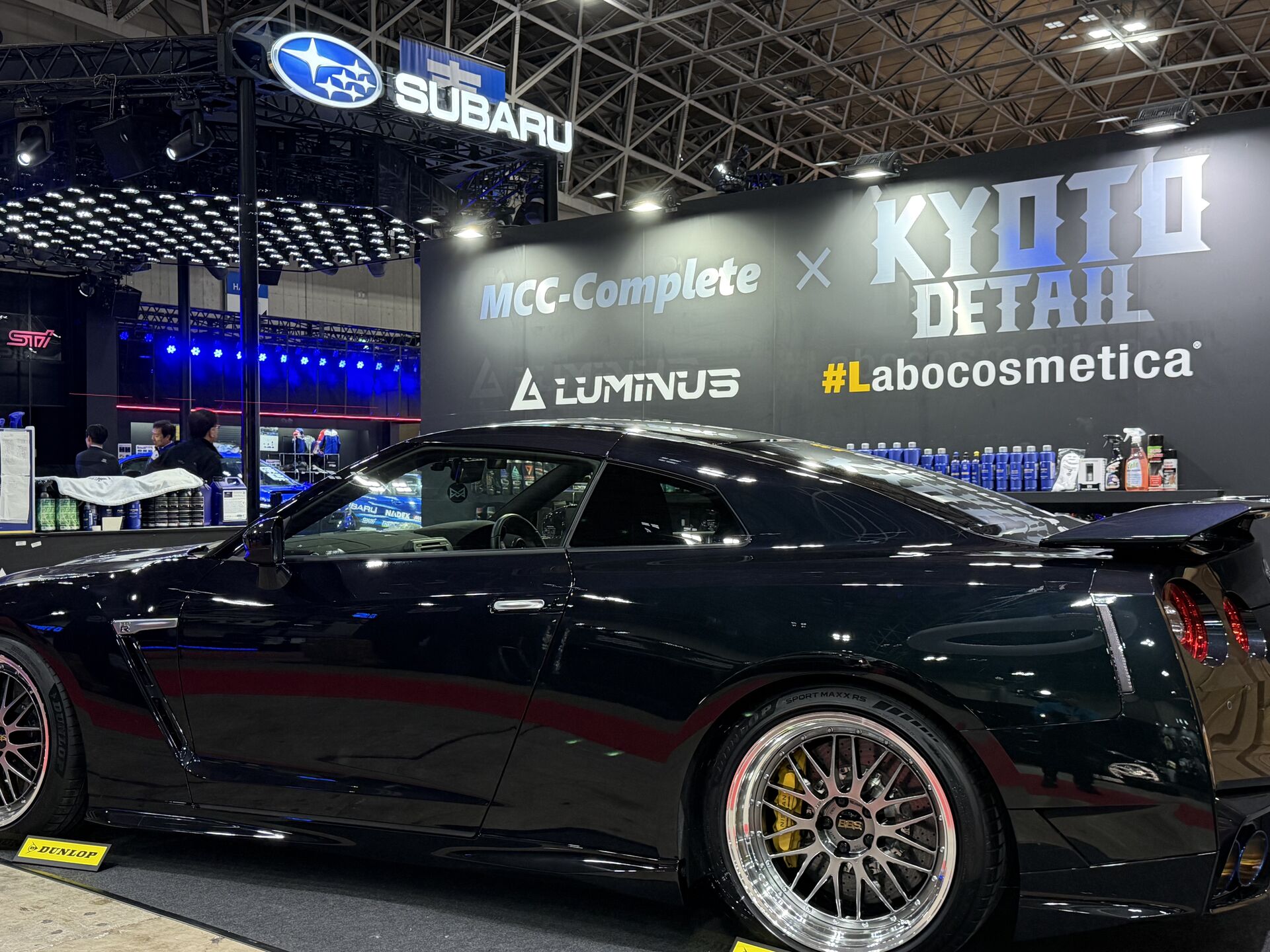 秋田から東京オートサロン2026へ｜日産R35 GT-R T-Spec 出展車両の研磨