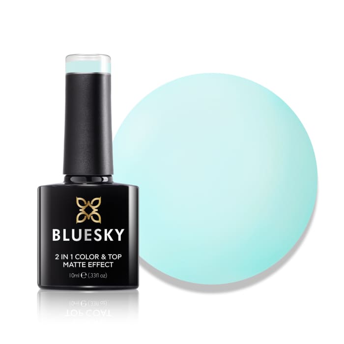 Bluesky 2 in 1 Matte Colour & Top Gel Polish - LPT06 - Frosted