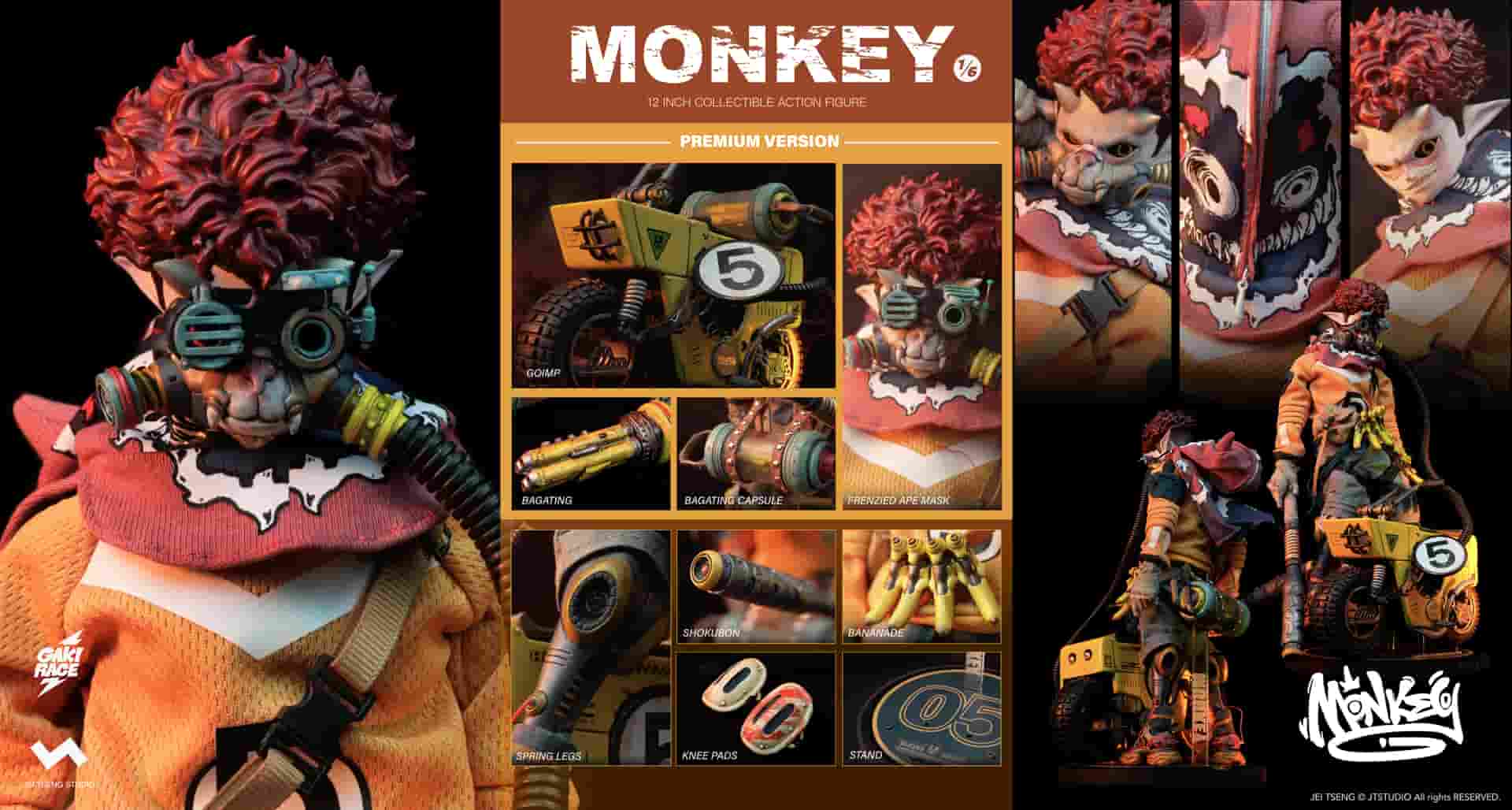 JTスタジオ GAKI RACE #5 MONKEY 1/6フィギュア DX ver – ブラザーズホビー