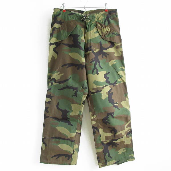 米軍 PX品 ECWCS ウッドランドカモ 迷彩 ゴアテックス パンツ S-R