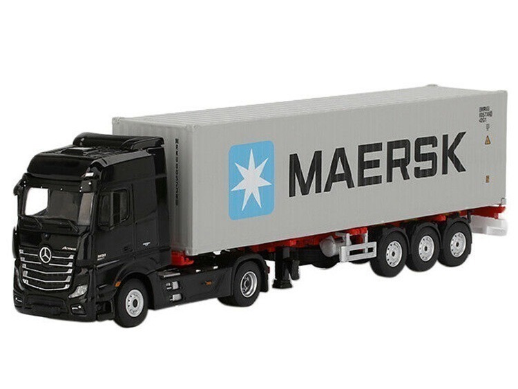 Mini GT MGT00112 Mercedes Benz Actros & Trailer & 40' Container