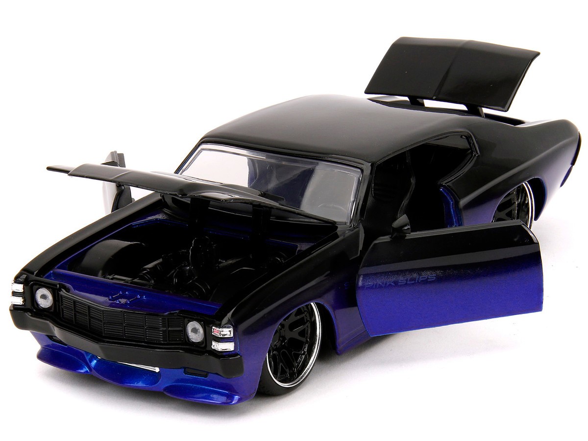 Jada 35062 Pink Slips 1971 Chevrolet Chevelle SS 1:24 2 Tone Black