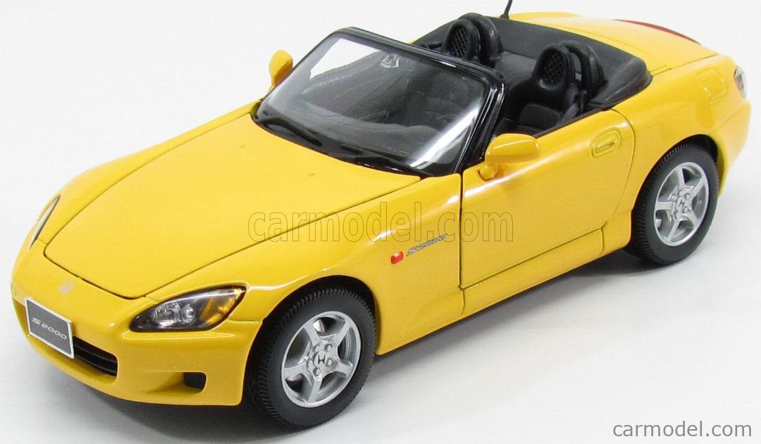 MAISTO 31879Y Scale 1/18 | HONDA S2000 SPIDER 1998 YELLOW