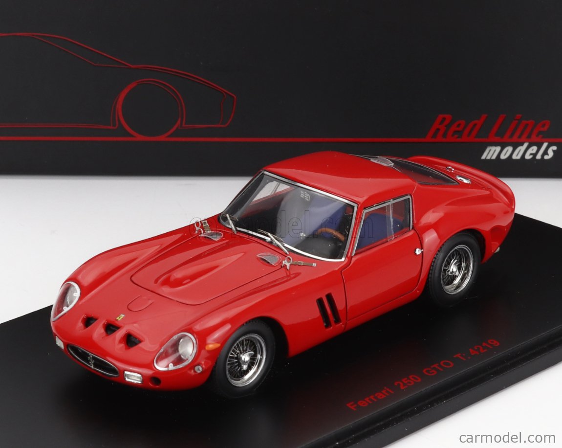 REDLINE RL114 Scale 1/43 | FERRARI 250 GTO PROVA 1962 RED