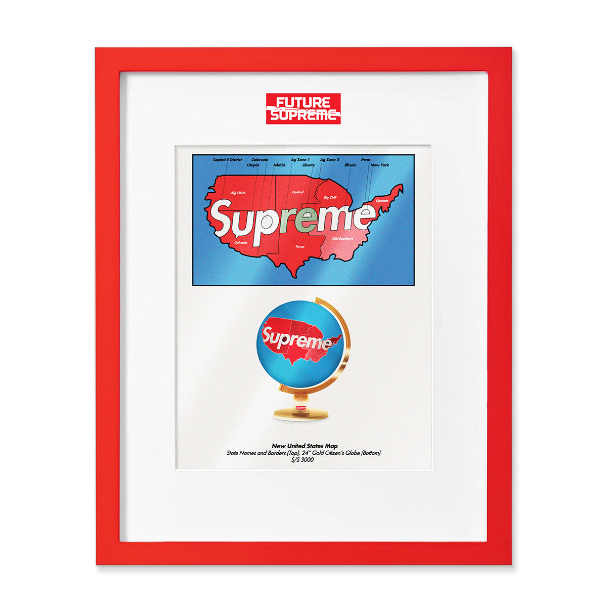 Future Supreme Framed Print #15 – BURN SLOW ENT.