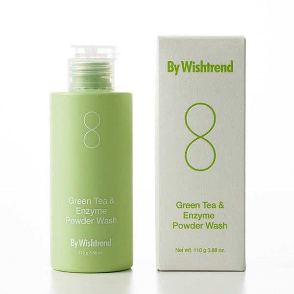 Green Tea & Enzyme Powder Wash l BY WISHTREND – ByWishtrend