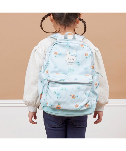 KP DECO（ケーピーデコ）の「うさぎちゃんモチーフ花柄リュック(M