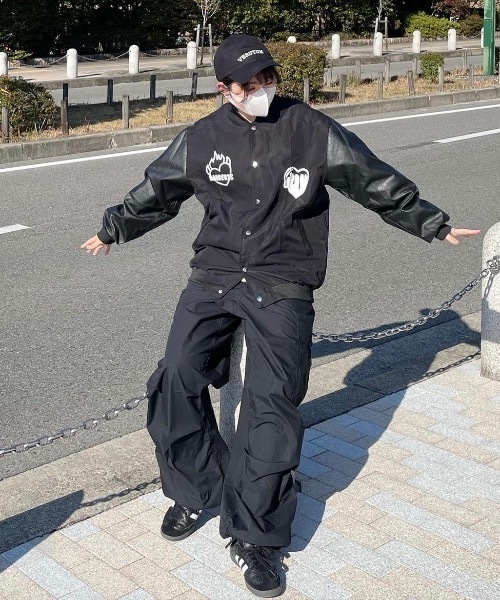 セール】オーバーサイズ ハートロゴ ビッグシルエット ルーズ