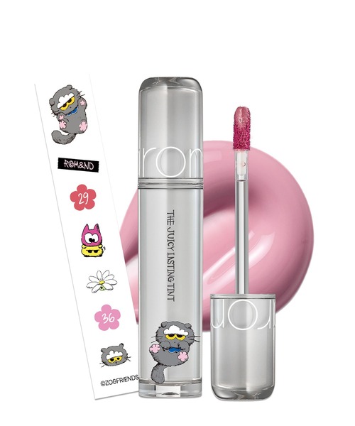 rom&nd X ZO＆FRIENDS ザジューシーラスティングティント 【ステッカー