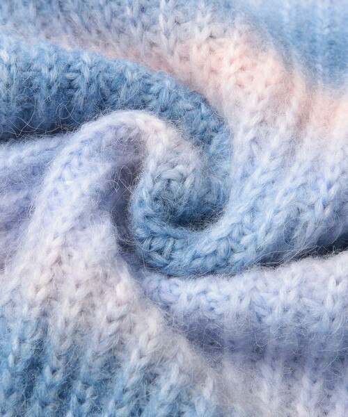 coen（コーエン）の「［洗える］ふわふわグラデーションニット（ニット