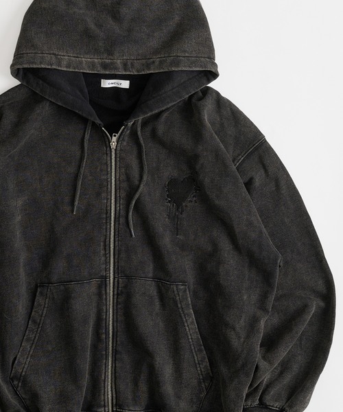 セール】26SS HEART LOGO FULL-ZIP HOODIE / ハートロゴフルジップ