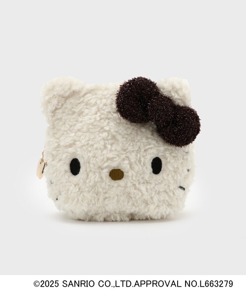 セール】【ハローキティ】フェイス型ふわふわポーチ（ポーチ）｜OPAQUE