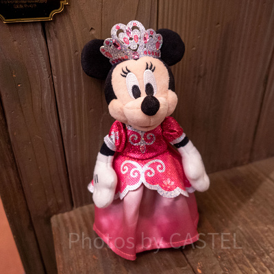 ミニーぬいぐるみバッジ（ディズニー・プリンセス・デイズ
