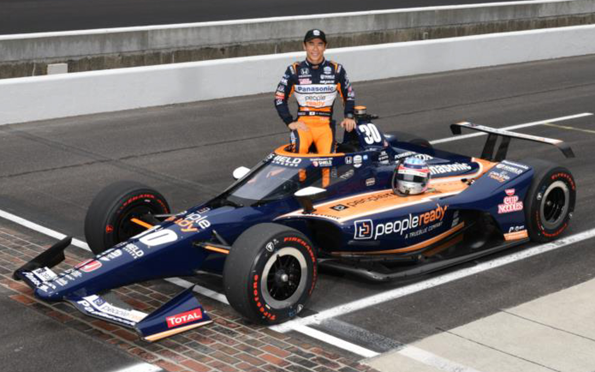 佐藤琢磨、インディ500プラクティス最終日に参加 15番手スタートに