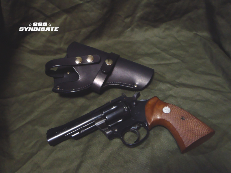 製作予約受付】滝本タイプ4インチリボルバー用ヒップホルスター