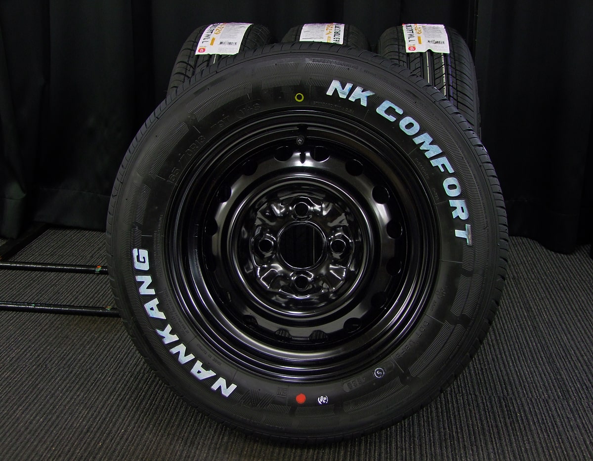 NISSAN (日産) AD 純正 13×5J(+40)PCD100-4H リペア マットブラック