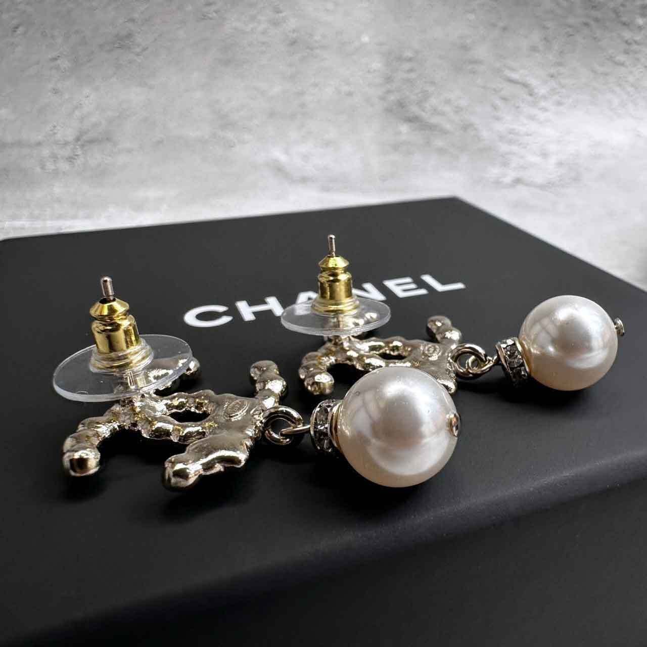 CHANEL ココマーク パール ピアス (CHANEL/ピアス) ABF358 B19947