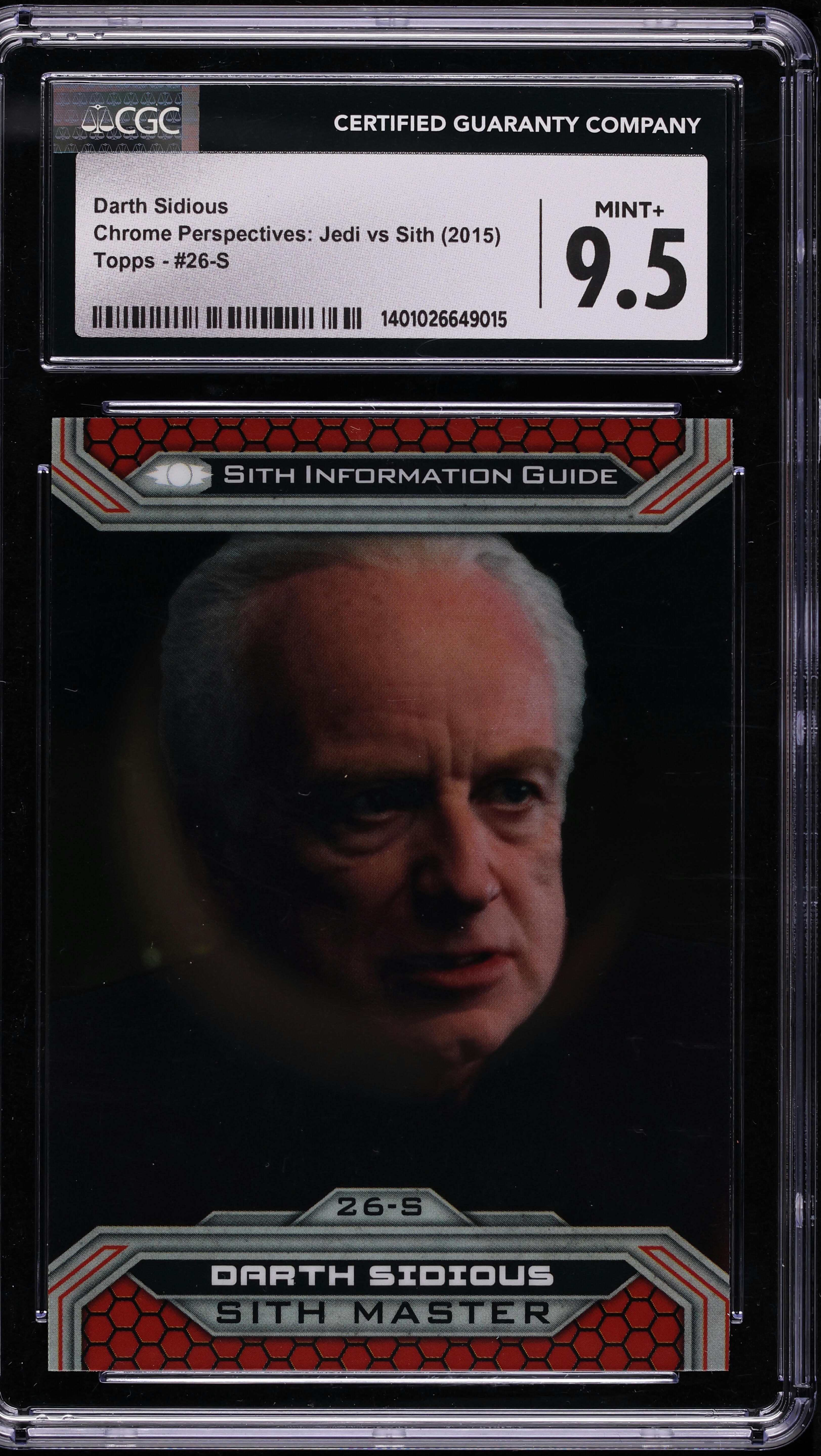 2015 Topps Chrome Star Wars Perspectives: Jedi Vs Sith Darth