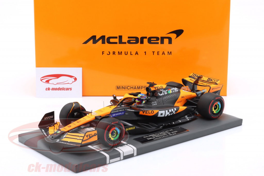 Minichamps 1:18 Oscar Piastri McLaren MCL38 #81 4th Emilia Romagna