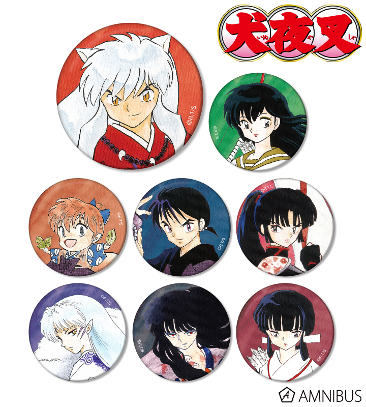 犬夜叉 - トレーディング和紙缶バッジ | AMNIBUS(アムニバス)