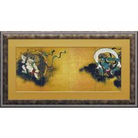 ユーパワー 尾形 光琳「風神雷神図屏風」 KO-23001（直送品） - アスクル
