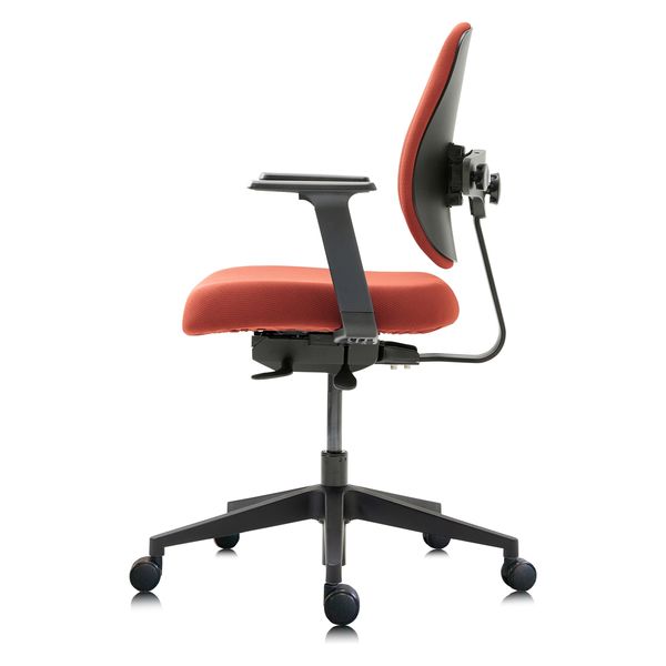 DUOREST オフィスチェア 背座シンクロ機構 肘付 テラコッタ NEXT2-TE 1